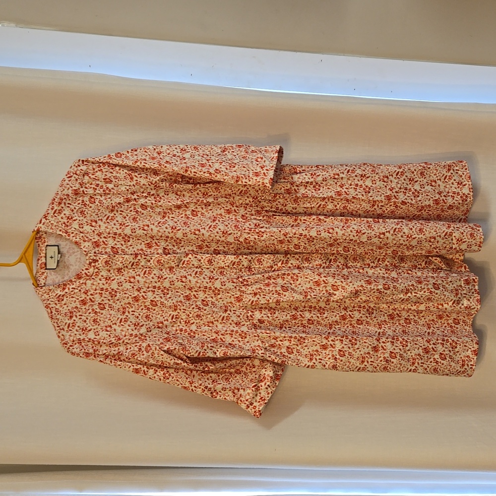 Tuckernuck White and Red Floral Midi Dress - Picture 2 of 5